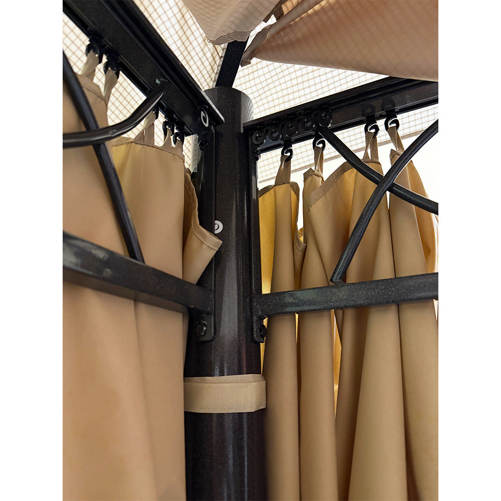Replacement Canopy for Hampton Bay Palantine 10.5' X 10.5' Gazebo - RipLock 350