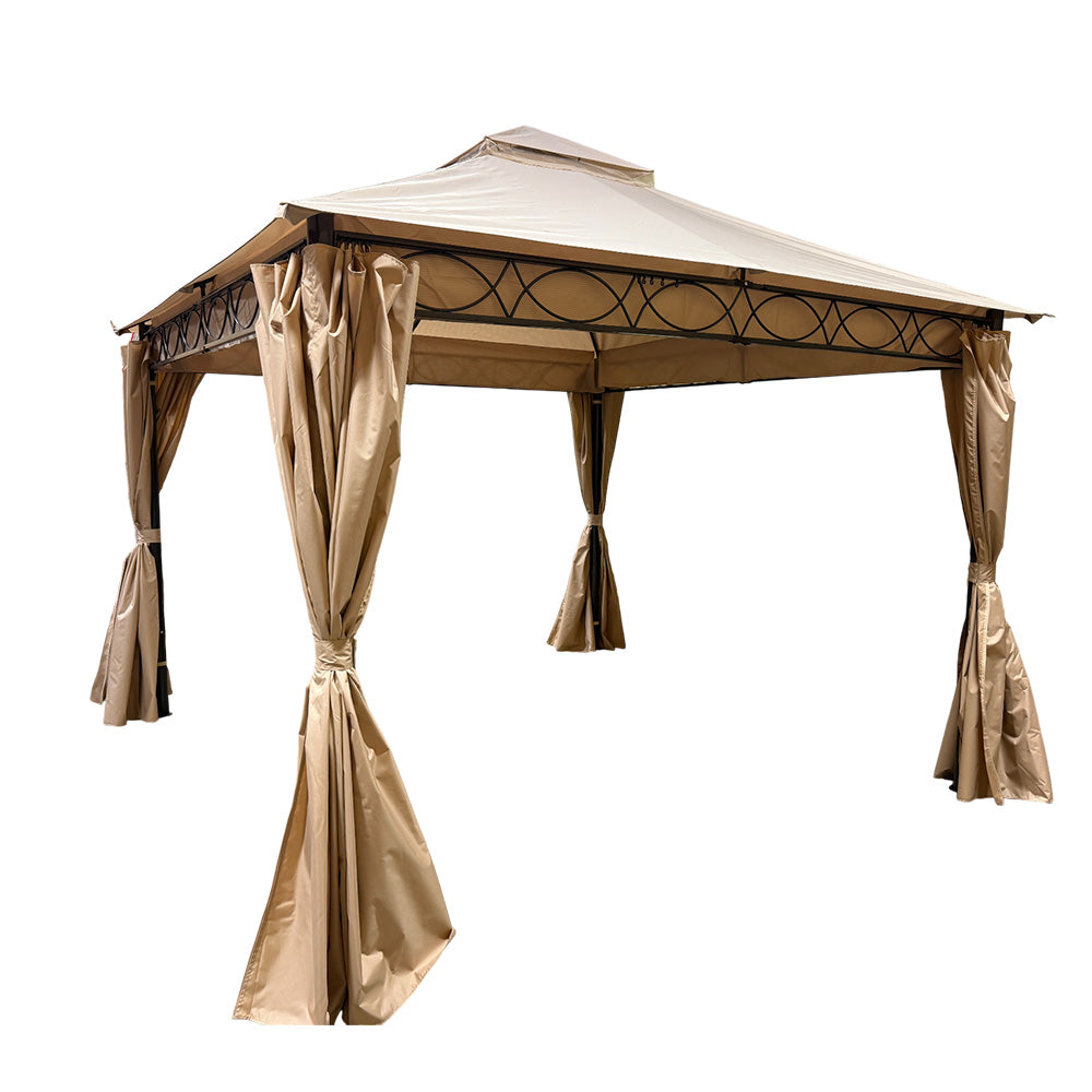 Replacement Canopy for Hampton Bay Palantine 10.5' X 10.5' Gazebo - RipLock 350