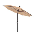 Replacement Canopy for the Allen and Roth 9’ Solar Market Umbrella – RipLock 350