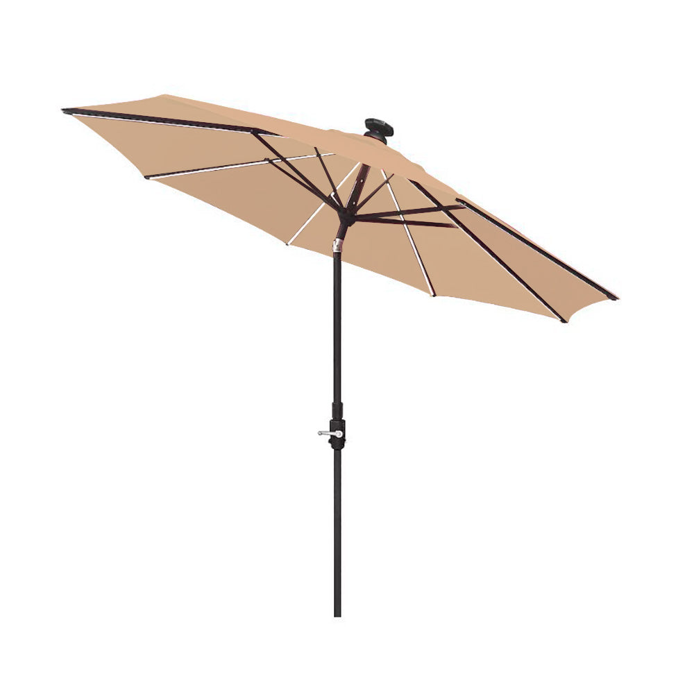 Replacement Canopy for the Allen and Roth 9’ Solar Market Umbrella – RipLock 350