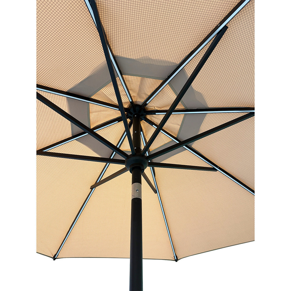Replacement Canopy for the Allen and Roth 9’ Solar Market Umbrella – RipLock 350