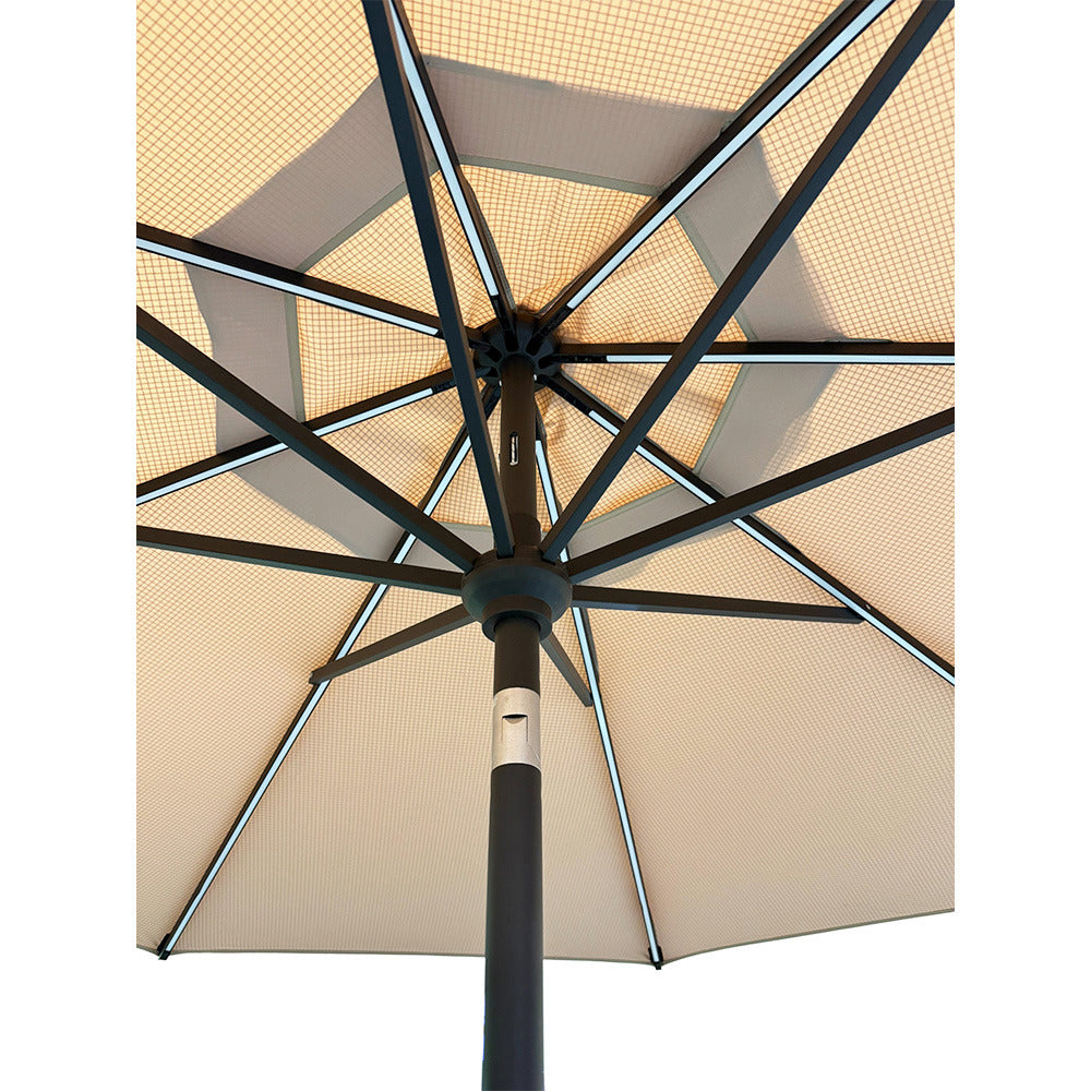 Replacement Canopy for the Allen and Roth 9’ Solar Market Umbrella – RipLock 350