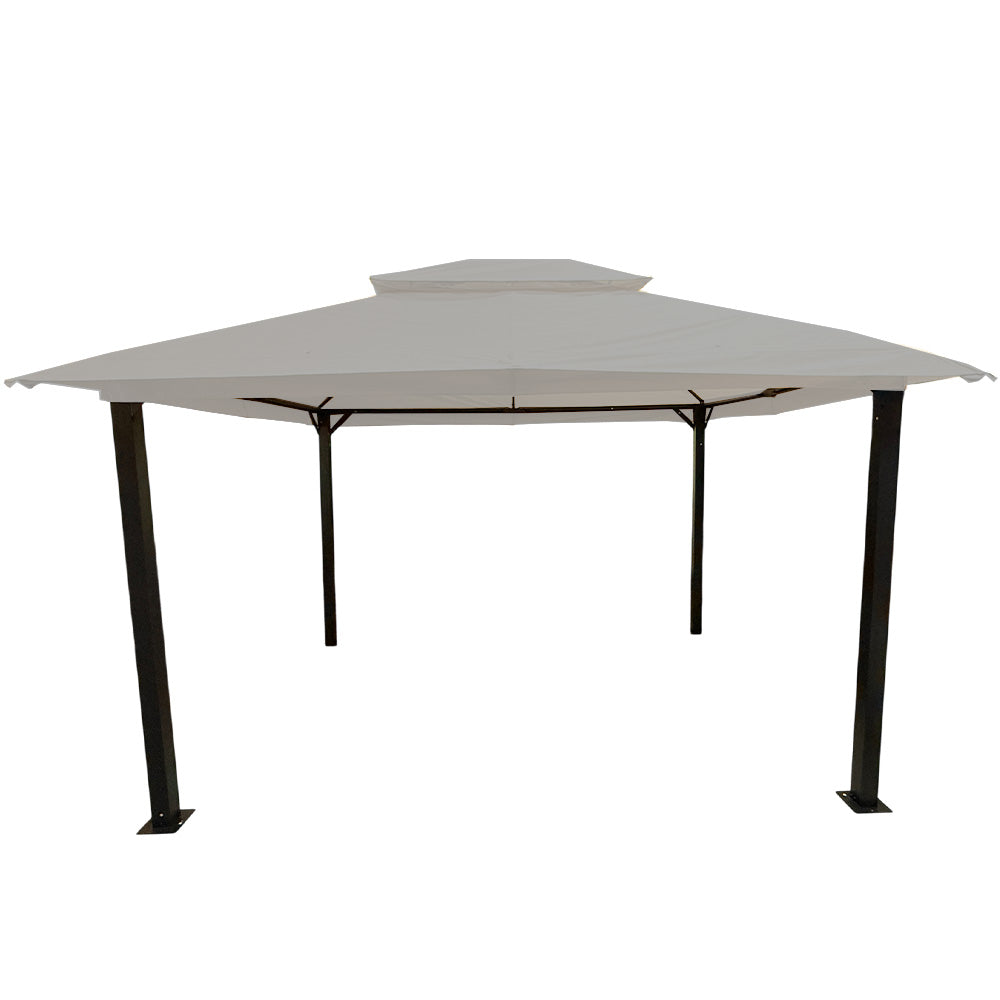 Replacement Canopy for Aoxun 10’ X 12’ Patio Gazebo – RipLock 350 – Slate Gray