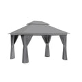Replacement Canopy for Aoxun 10’ X 12’ Patio Gazebo – RipLock 350 – Slate Gray