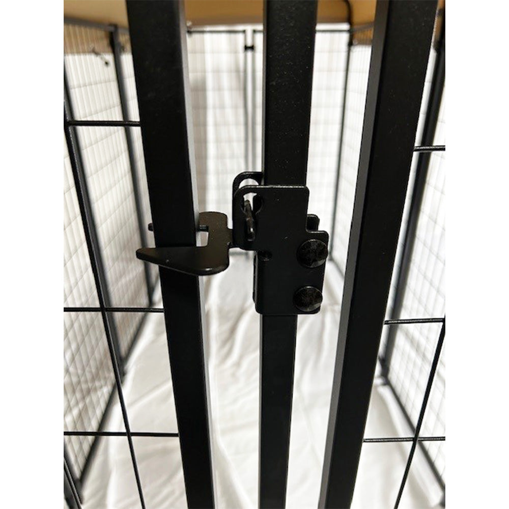 Replacement Canopy Cover for PawHut 8’ x 4’ x 6’ Pet Dog Kennel Playpen – RipLock 350 - Slate Gray