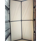 Replacement Canopy Cover for PawHut 8’ x 4’ x 6’ Pet Dog Kennel Playpen – RipLock 350 - Slate Gray
