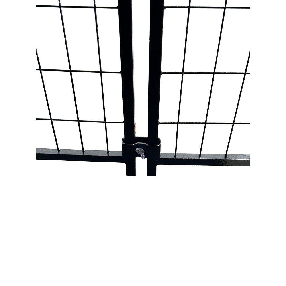 Replacement Canopy Cover for Lucky Dog 8’ x 4’ x 6’ Uptown Welded Pet Dog Kennel Playpen – RipLock 350 - Slate Gray