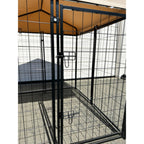 Replacement Canopy Cover for PawGiant 4' x 4' x 4.5' Pet Dog Kennel Playpen Crate – RipLock 350 - Slate Gray