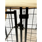 Replacement Canopy Cover for PawHut 5’x 5’ x 5’ Outdoor Dog Kennel Playpen – RipLock 350 - Slate Gray