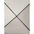Replacement Canopy Cover for PawHut 5’x 5’ x 5’ Outdoor Dog Kennel Playpen – RipLock 350 - Slate Gray