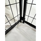 Replacement Canopy Cover for KennelMaster 4’ x 8’ x 6’ Welded Dog Kennel Playpen – RipLock 350 – Slate Gray