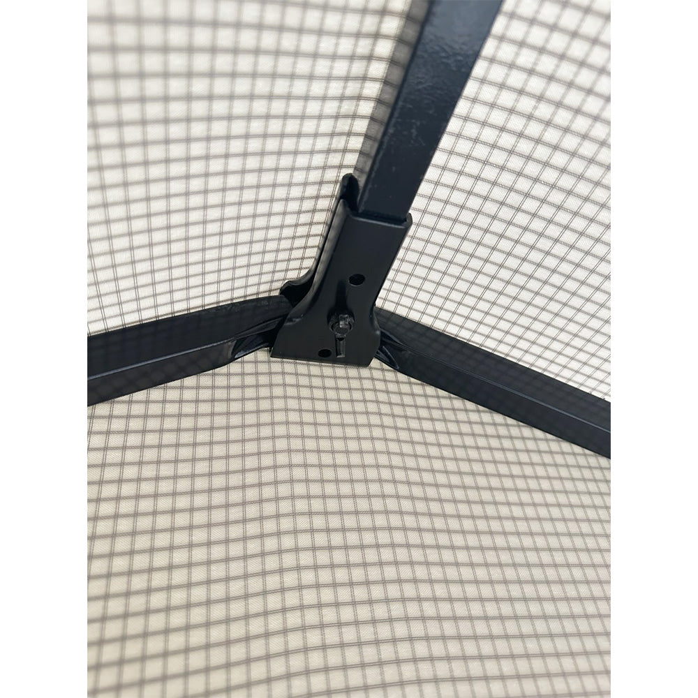 Replacement Canopy Cover for KennelMaster 4’ x 4’ x 6’ Welded Dog Kennel Playpen – RipLock 350 – Slate Gray