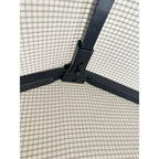 Replacement Canopy Cover for KennelMaster 4’ x 4’ x 6’ Welded Dog Kennel Playpen – RipLock 350 – Slate Gray