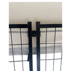 Replacement Canopy Cover for KennelMaster 4’ x 4’ x 6’ Welded Dog Kennel Playpen – RipLock 350 – Slate Gray