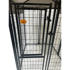Replacement Canopy Cover for KennelMaster 4’ x 4’ x 6’ Welded Dog Kennel Playpen – RipLock 350 – Slate Gray