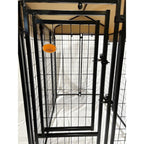 Replacement Canopy Cover for KennelMaster 6’ x 4’ x 6’ Welded Dog Kennel Playpen – RipLock 350 – Slate Gray