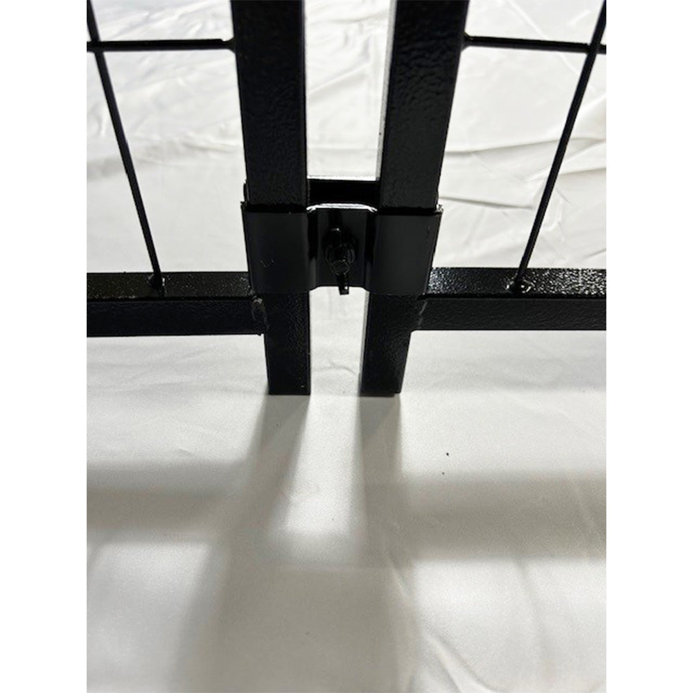 Replacement Canopy Cover for KennelMaster 6’ x 4’ x 6’ Welded Dog Kennel Playpen – RipLock 350 – Slate Gray