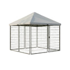 Replacement Canopy for Retriever HD4545 5’ x 4.5’ x 4.5’ Portable Pet Dog Kennel Playpen - Beige, RipLock 350
