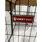 Replacement Canopy Cover for Lucky Dog 4’ Uptown Welded Outdoor Dog Kennel Playpen – RipLock 350 – Slate Gray