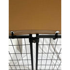 Replacement Canopy Cover for Lucky Dog 4’ Uptown Welded Outdoor Dog Kennel Playpen – RipLock 350 – Slate Gray