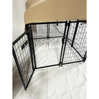 Replacement Canopy Cover for Lucky Dog 4’ Uptown Welded Outdoor Dog Kennel Playpen – RipLock 350 – Slate Gray