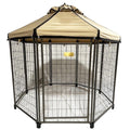 Replacement Canopy Cover for Advantek 8 Foot Portable Pet Dog Gazebo Kennel Playpen – RipLock 350