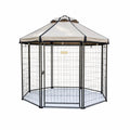 Replacement Canopy for Advantek 23405 5 Foot Portable Pet Dog Gazebo Kennel Playpen - Beige, RipLock 350