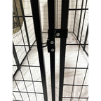 Replacement Canopy Cover for BestPet 8’ x 4’ x 6’ Outdoor Dog Kennel Playpen Crate – RipLock 350 – Slate Gray