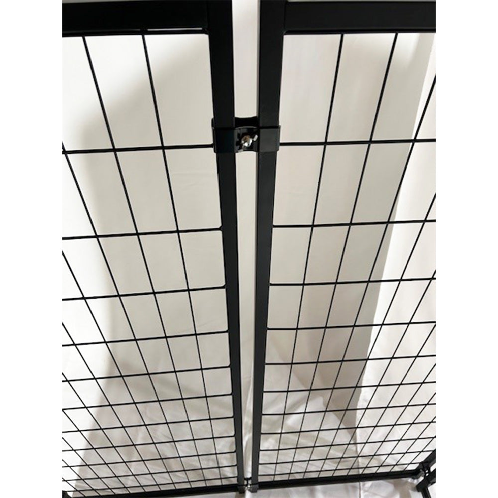 Replacement Canopy Cover for BestPet 8’ x 4’ x 6’ Outdoor Dog Kennel Playpen Crate – RipLock 350 – Slate Gray