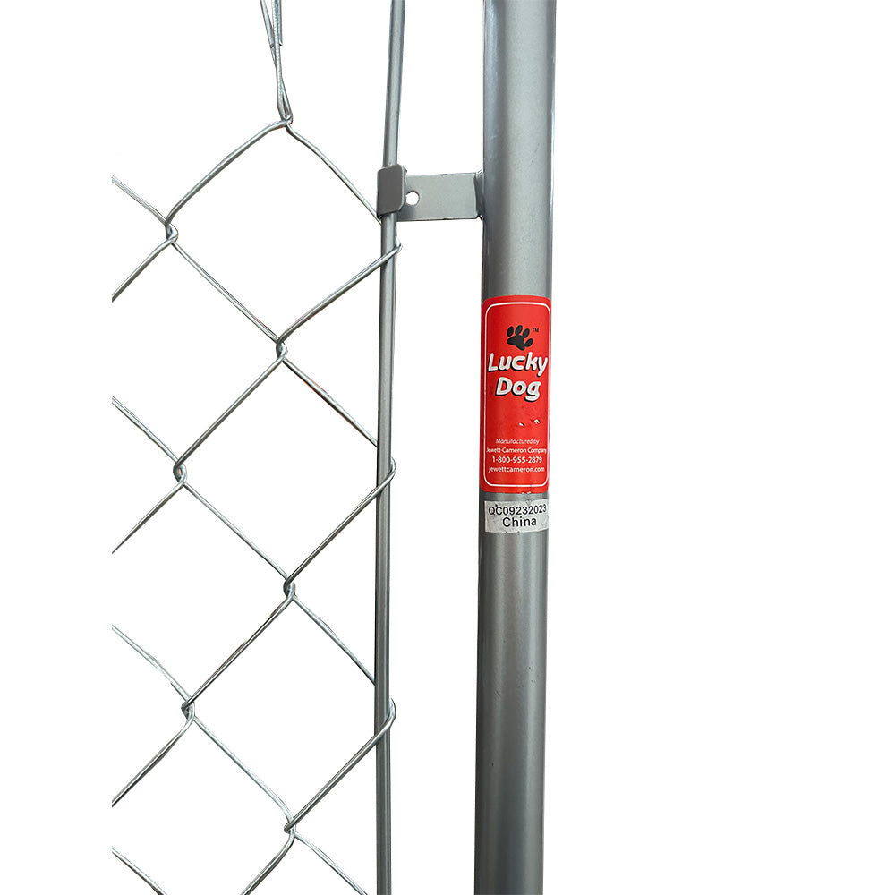 Replacement Canopy Cover for Lucky Dog 10' X 10' Chain Link Dog Kennel - RipLock 350 - Slate Gray