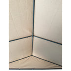 Replacement Canopy Cover for Lucky Dog 10' X 10' Chain Link Dog Kennel - RipLock 350 - Slate Gray