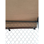 Replacement Canopy Cover for Lucky Dog 10' X 10' Chain Link Dog Kennel - RipLock 350 - Slate Gray
