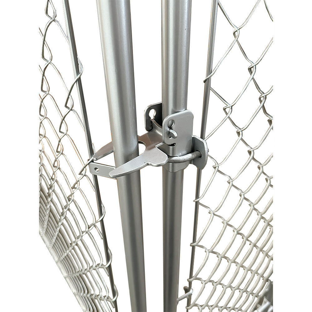 Replacement Canopy Cover for Lucky Dog 10' X 10' Chain Link Dog Kennel - RipLock 350 - Slate Gray