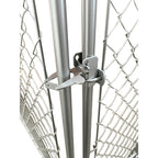 Replacement Canopy Cover for Lucky Dog 10' X 10' Chain Link Dog Kennel - RipLock 350 - Slate Gray