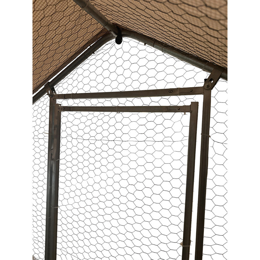 Replacement Cover for Chikencoop 10' X 6' Chicken Coop Pen - RipLock 350 - Slate Gray
