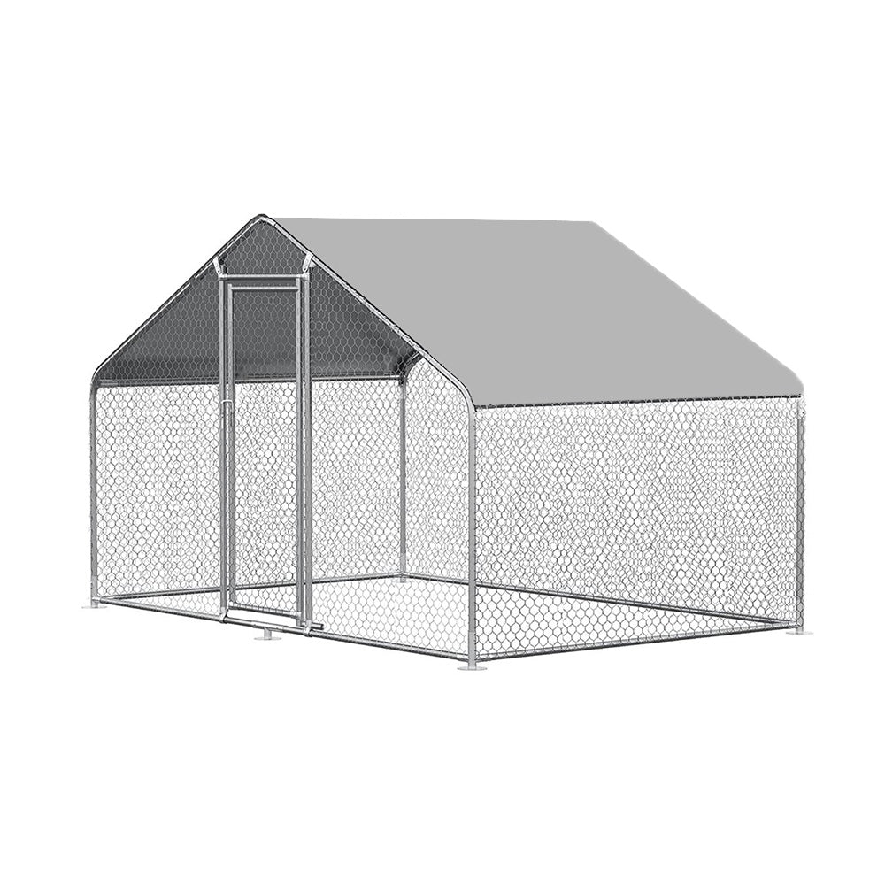 Replacement Cover for Chikencoop 10' X 6' Chicken Coop Pen - RipLock 350 - Slate Gray