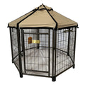 Replacement Canopy Cover for Advantek 4 Foot Portable Pet Dog Gazebo Kennel Playpen – RipLock 350