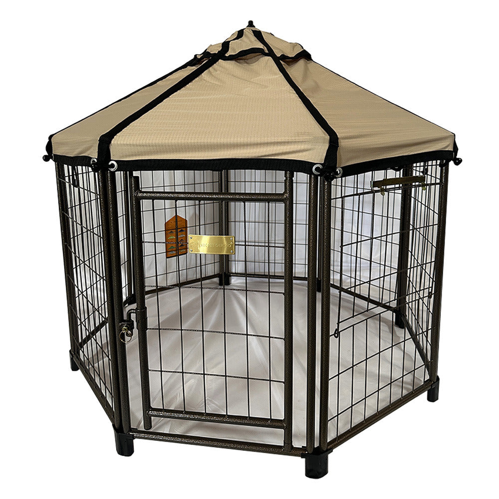 Replacement Canopy Cover for Advantek 4 Foot Portable Pet Dog Gazebo Kennel Playpen – RipLock 350