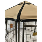 Replacement Canopy Cover for Advantek 4 Foot Portable Pet Dog Gazebo Kennel Playpen – RipLock 350