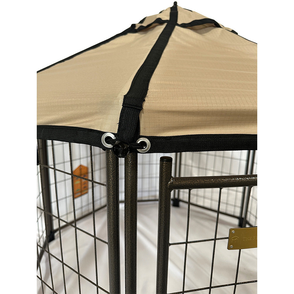 Replacement Canopy Cover for Advantek 4 Foot Portable Pet Dog Gazebo Kennel Playpen – RipLock 350