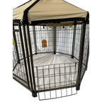Replacement Canopy Cover for Advantek 4 Foot Portable Pet Dog Gazebo Kennel Playpen – RipLock 350