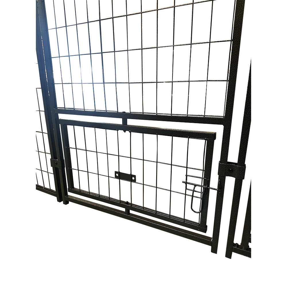 Replacement Canopy Cover for Veikous 10’ X 10’ Dog Kennel – RipLock 350 – Slate Gray