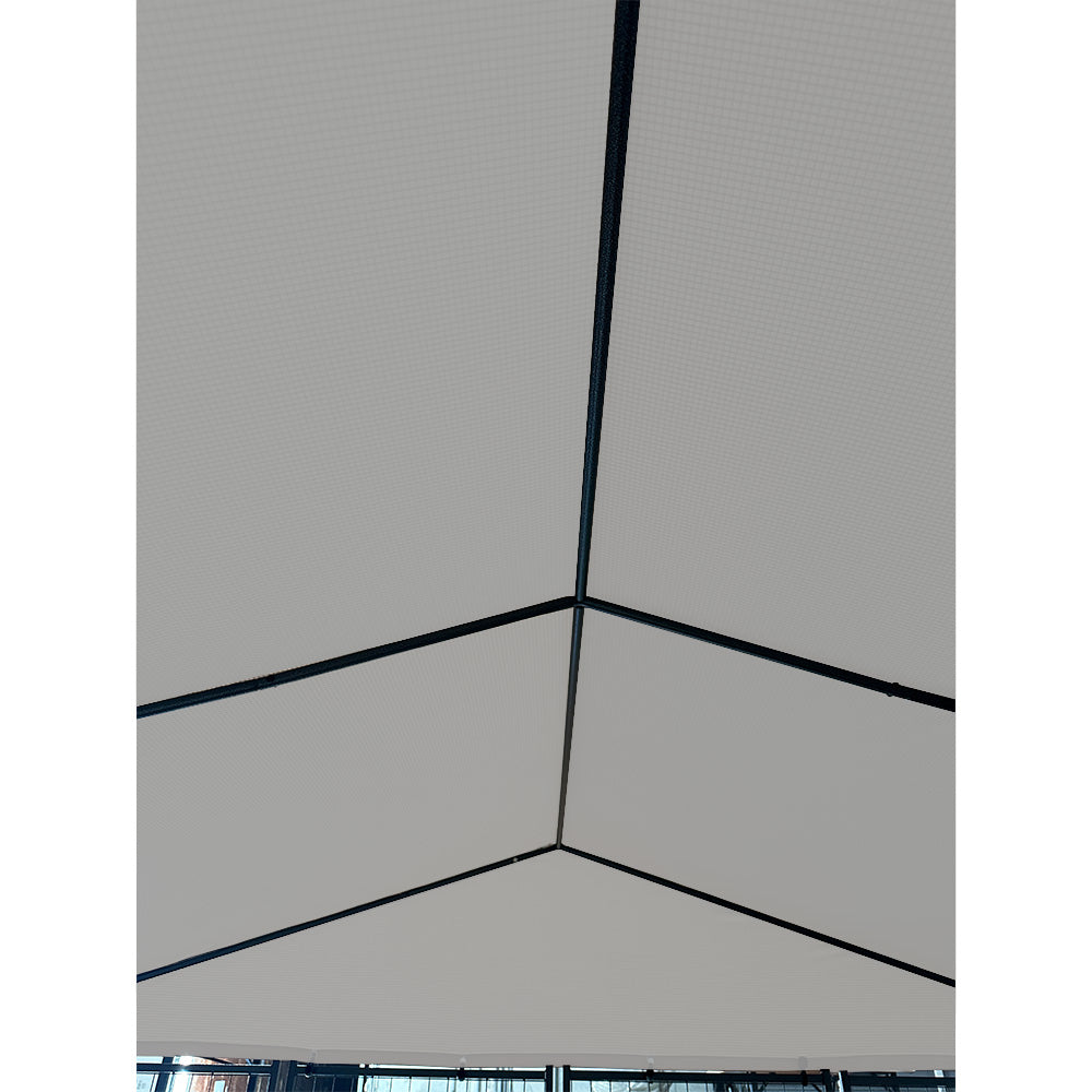 Replacement Canopy Cover for Veikous 10’ X 10’ Dog Kennel – RipLock 350 – Slate Gray