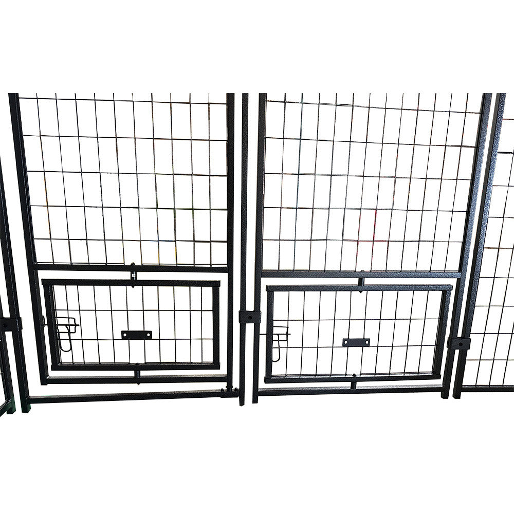 Replacement Canopy Cover for Veikous 10’ X 10’ Dog Kennel – RipLock 350 – Slate Gray