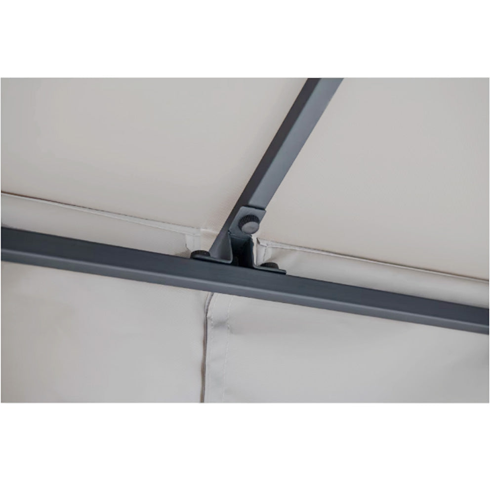 Replacement Canopy for Hampton Bay Sherwood 8' x 8' Gazebo - RipLock 350 - Slate Gray