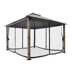 Replacement Canopy for Canvas Henderson 10' x 12' Gazebo - RipLock 350 - Slate Gray