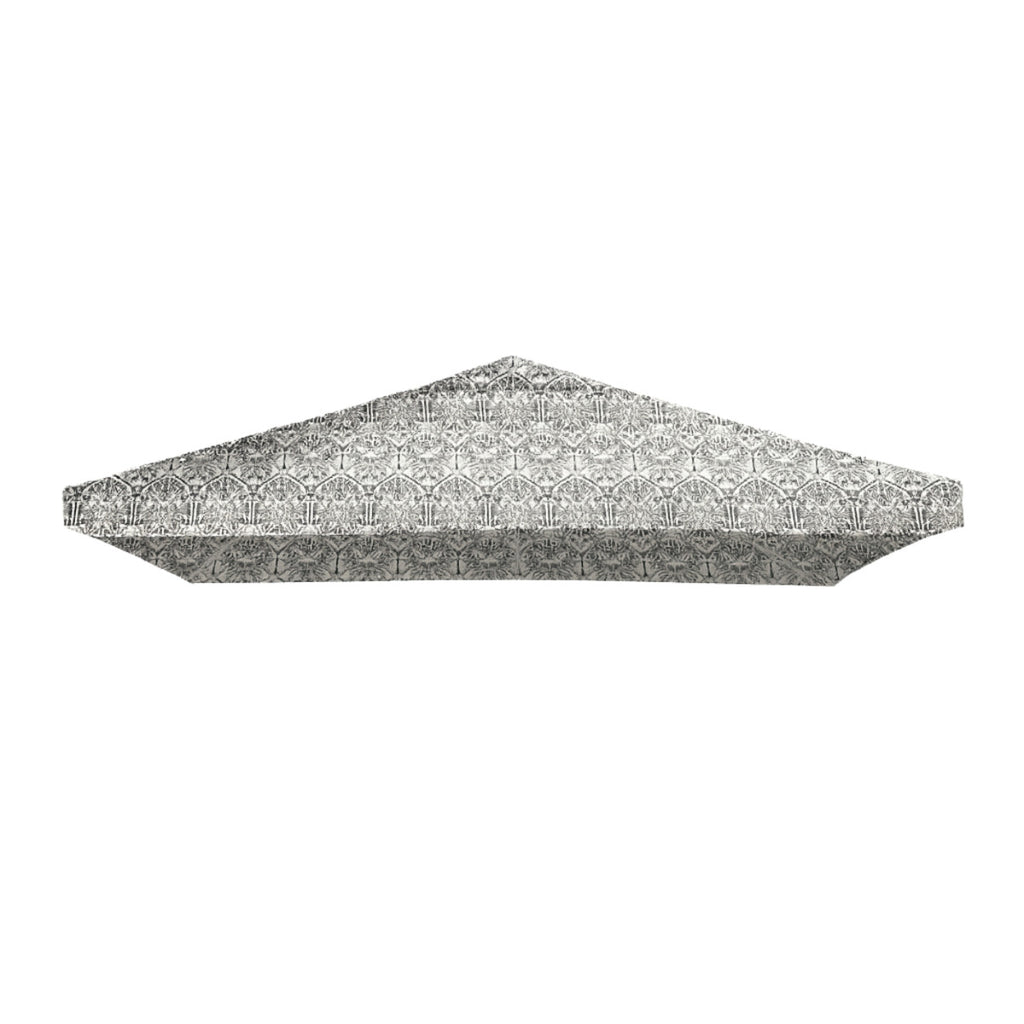 Universal 10’ x 10’ Single-Tier Gazebo Replacement Canopy - 350, Damask Beige