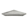 Universal 10’ x 10’ Single-Tier Gazebo Replacement Canopy - 350, Damask Beige