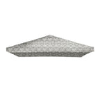 Universal 10’ x 10’ Single-Tier Gazebo Replacement Canopy - 350, Damask Beige