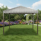 Universal 10’ x 10’ Single-Tier Gazebo Replacement Canopy - 350, Damask Beige